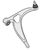 A02.96 - Control arm front axle Steel Right