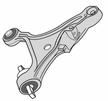 VV07.84 - Control arm with Bushing front axle Right