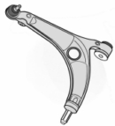 A02.93 - Control arm front axle Left