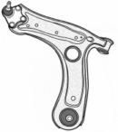 A03.87 - Control arm with Bushing front axle Left