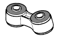 A04.38 - Stabilizer link rear axle Left+Right