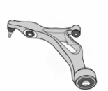 A08.88 - Control arm front axle Left