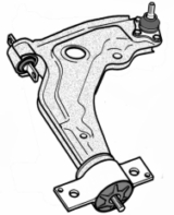 AF07.92 - Control arm with Bushing Right
