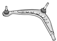 BM03.83 - Querlenker Vorderachse Stahl Links