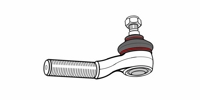 D 50.22 - Tie rod end, external thread M16x1,5 LH