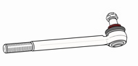 D 52.23 - Tie rod end, external thread M22x1,5 LH