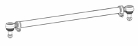 D 54.06 - Spurstange, 2x verstellbar