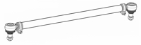 D 54.30 - Spurstange, 2x verstellbar