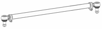 D 57.04 - Tie rod, 2x adjustable