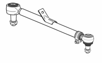 D 58.06 - Torque rod, 1x adjustable