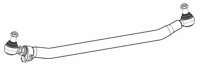 D 58.50 - Tie rod, 1x adjustable