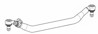 D 58.52 - Tie rod, 1x adjustable