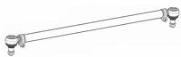 D 58.59 - Tie rod, 2x adjustable