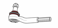 D 59.27 - Tie rod end, external thread M22x1,5 RH