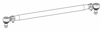 D 61.08 - Tie rod, 2x adjustable