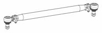 D 61.15 - Tie rod, 2x adjustable