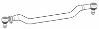 D 61.60 - Tie rod, 1x adjustable