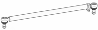 D 61.61 - Tie rod, 1x adjustable