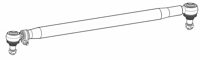 D 64.06 - Tie rod, 1x adjustable