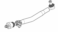 D 65.72 - Axial tie rod, 1x adjustable
