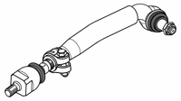 D 66.70 - Axial tie rod, 1x adjustable, Rear Axle, left