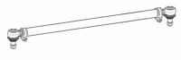D 68.04 - Tie rod, 2x adjustable