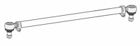D 70.02 - Tie rod, 2x adjustable