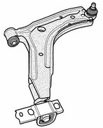 SK01.94 - Control arm with Bushing front axle Right