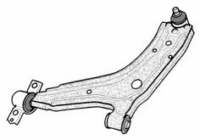 SK01.96 - Control arm with Bushing front axle Right