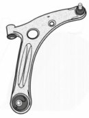 SM01.84 - Control arm with Bushing rear axle Left+Right