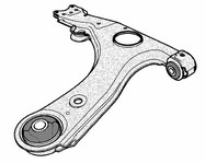 V17.82 - Control arm with Bushing Left+Right