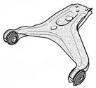 V17.96 - Control arm with Bushing Right