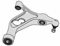V49.82 - Control arm with Bushing front axle Right