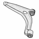 V53.85 - Control arm with Bushing Left