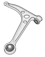 V53.93 - Control arm with Bushing front axle Left