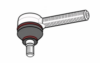 VH 60.85 - Tie rod end, external thread M14x1,5 RH