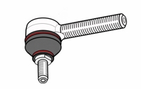 VH 70.82 - Tie rod end, external thread M10x1,0 RH