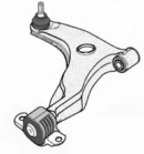 VV06.81 - Control arm with Bushing front axle Left
