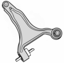 VV07.81 - Control arm with Bushing front axle Left