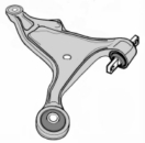 VV07.85 - Control arm with Bushing front axle Left