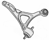VV07.87 - Control arm with Bushing front axle Left