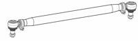 VV 51.10 - Tie rod, 2x adjustable