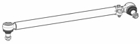 VV 53.03 - Tie rod, 1x adjustable