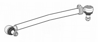 VV 54.72 - Tie rod, 1x adjustable
