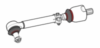 VV 58.59 - Axial rod, 1x adjustable