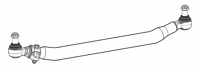 VV 58.70 - Tie rod, 1x adjustable