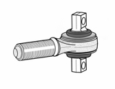 VV 89.01 - Tie rod end, external thread M38x1,5 LH
